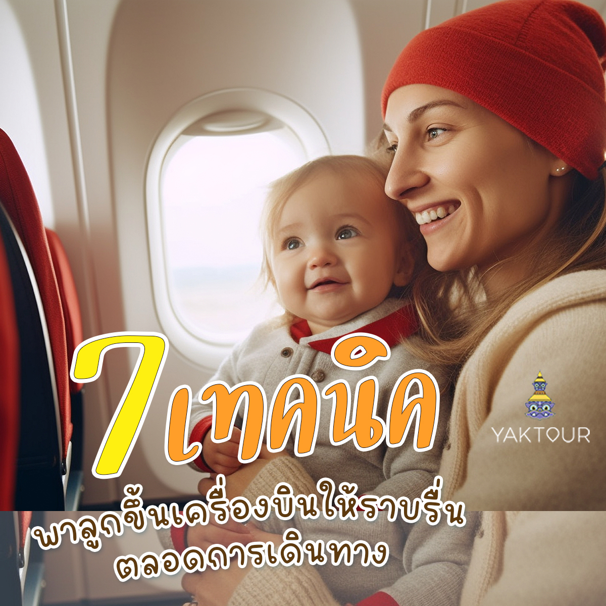 7 เทคนิค พาลูกขึ้นเครื่องบิน เที่ยวต่างประเทศให้ราบรื่นตลอดการเดินทาง
